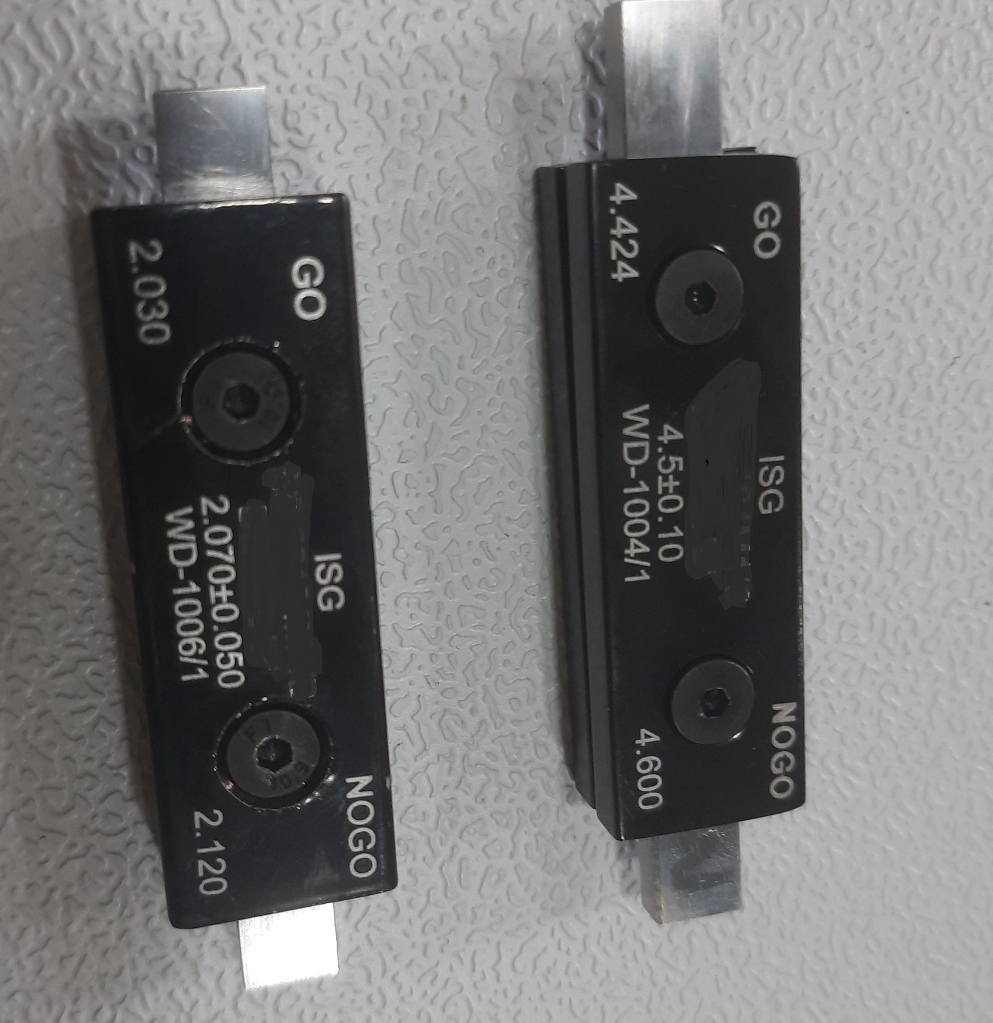 Width Gauge measurement setup